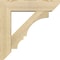 Ekena Millwork Balboa Slat Rough Sawn Bracket w/ Offset Brace, Douglas Fir, 6"W x 22"D x 22"H BKT0604X22X22BOA06RDF - alternate 4